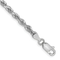 14k White Gold 3.35mm D/C Quadruple Rope Chain-WQT025-7