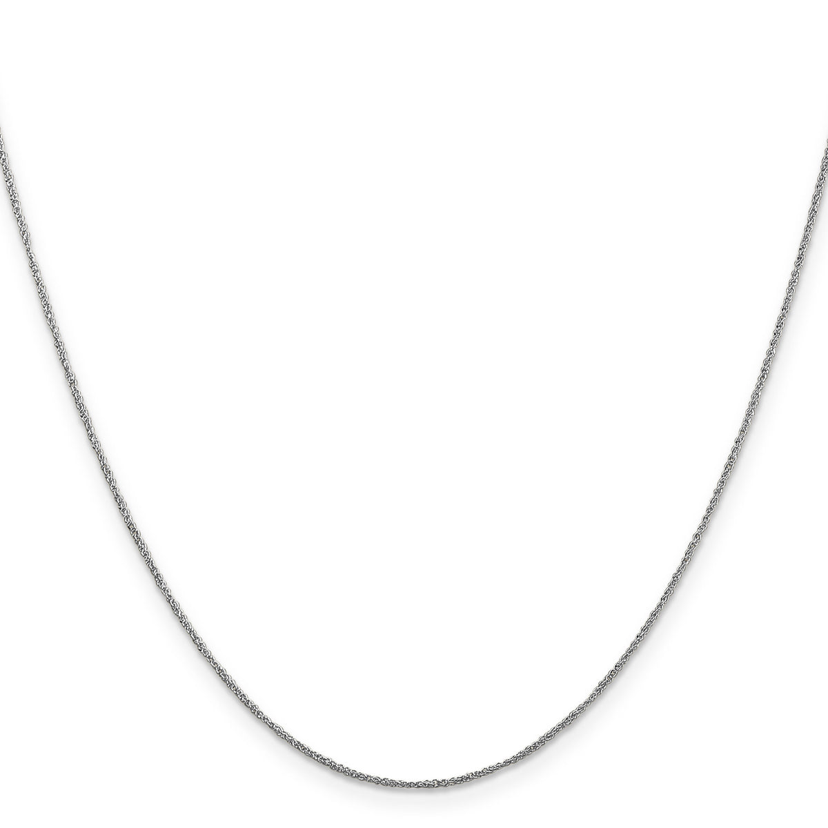 14K White Gold .70mm Ropa Chain-WRPA015-20