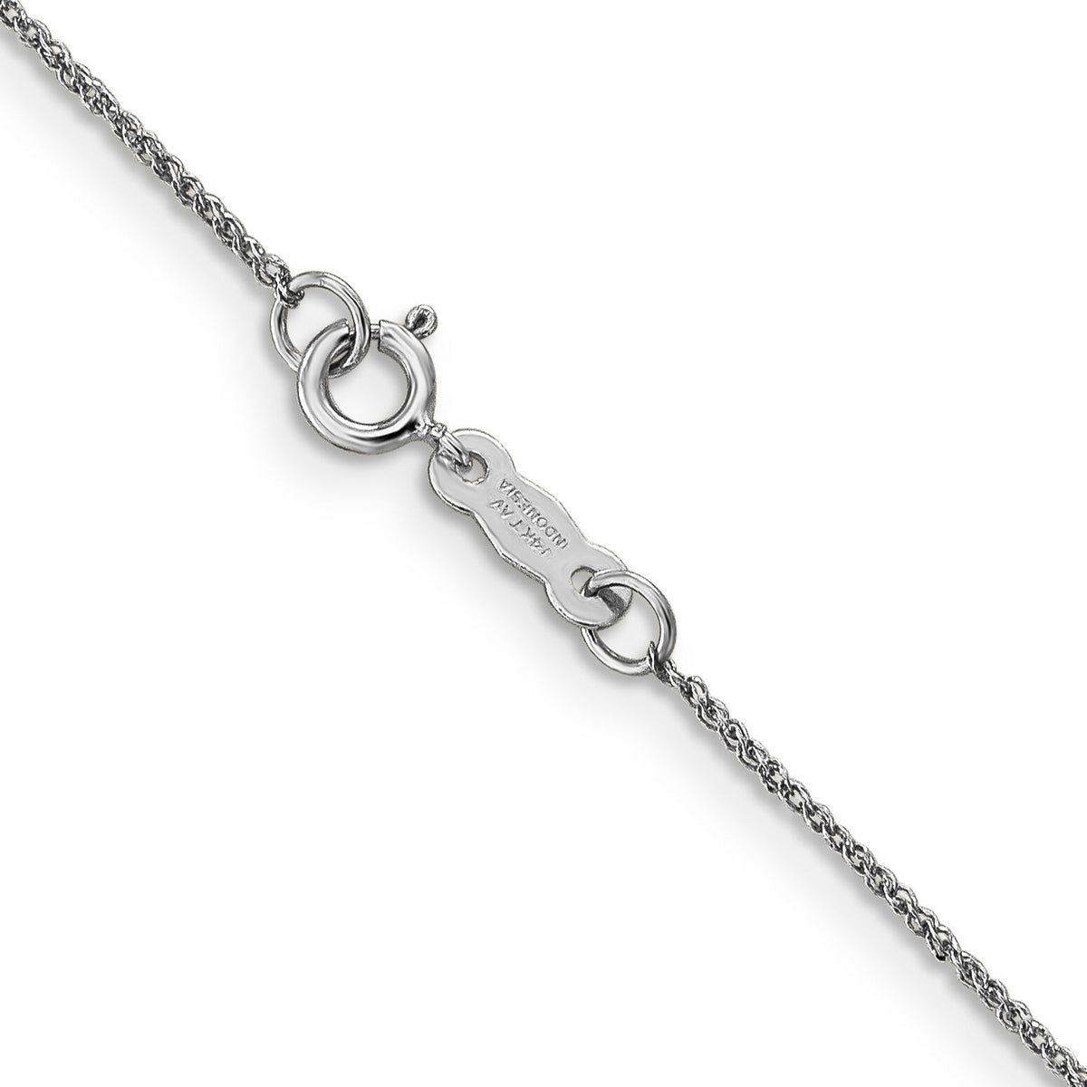 14K White Gold .70mm Ropa Chain-WRPA015-14