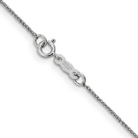 14K White Gold .70mm Ropa Chain-WRPA015-18