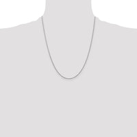 14K White Gold .70mm Ropa Chain-WRPA015-22