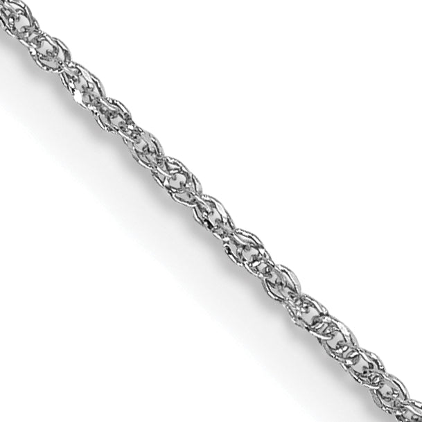 14K White Gold .70mm Ropa Chain-WRPA015-18