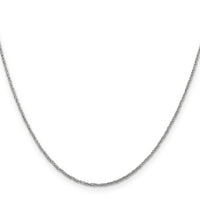 14K White Gold 1.1mm Ropa Chain-WRPA020-22