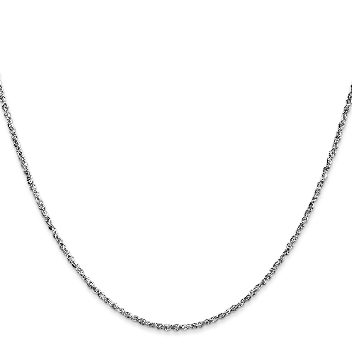 14K White Gold 1.7mm Ropa Chain-WRPA028-14