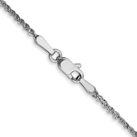 14K White Gold 1.7mm Ropa Chain-WRPA028-14