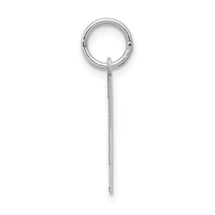 14kw Medium Satin Number 1 Charm-WSM01