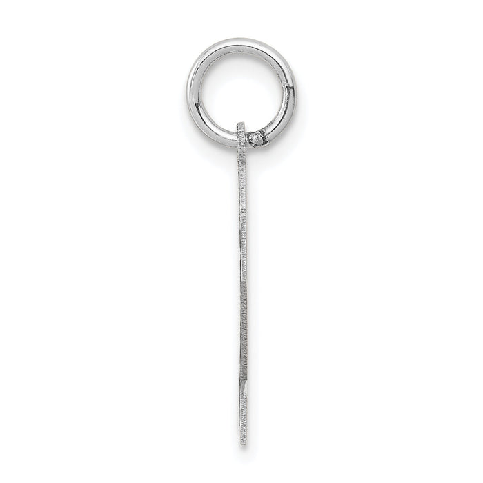 14kw Medium Satin Number 2 Charm-WSM02