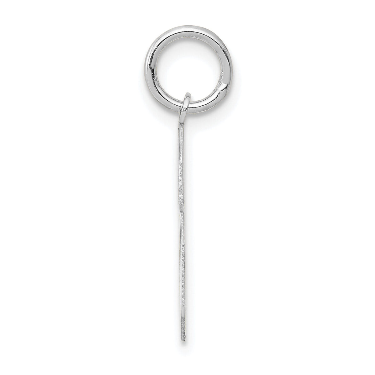 14kw Medium Satin Number 6 Charm-WSM06