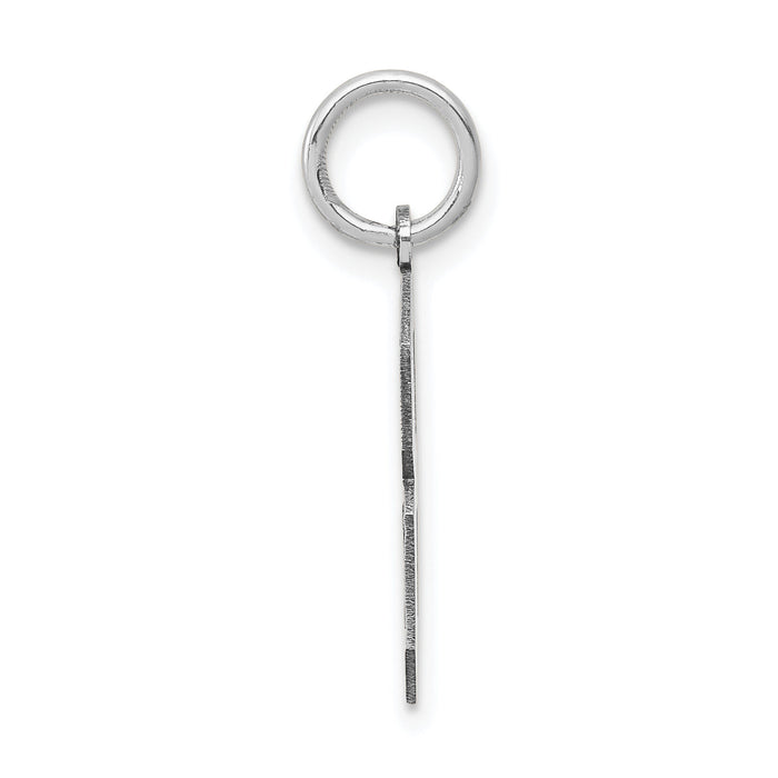 14kw Medium Satin Number 8 Charm-WSM08