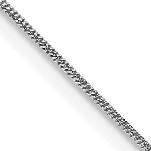 14k White Gold .6mm Round Snake Chain-WSNA050-16