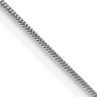 14k White Gold .6mm Round Snake Chain-WSNA050-24