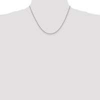 14k White Gold 1.4mm Round Snake Chain-WSNA120-18