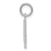 14kw Small Polished Number 4 Charm-WSP04