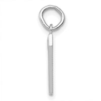 14kw Small Polished Number 7 Charm-WSP07