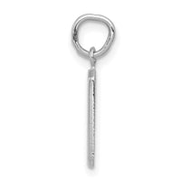 14kw Small Polished Number 9 Charm-WSP09