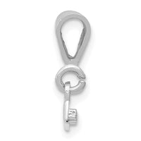 14kw Small Polished Top Charm-WSPTOP