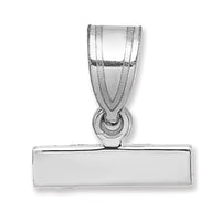 14kw Small Polished Top Charm-WSPTOP