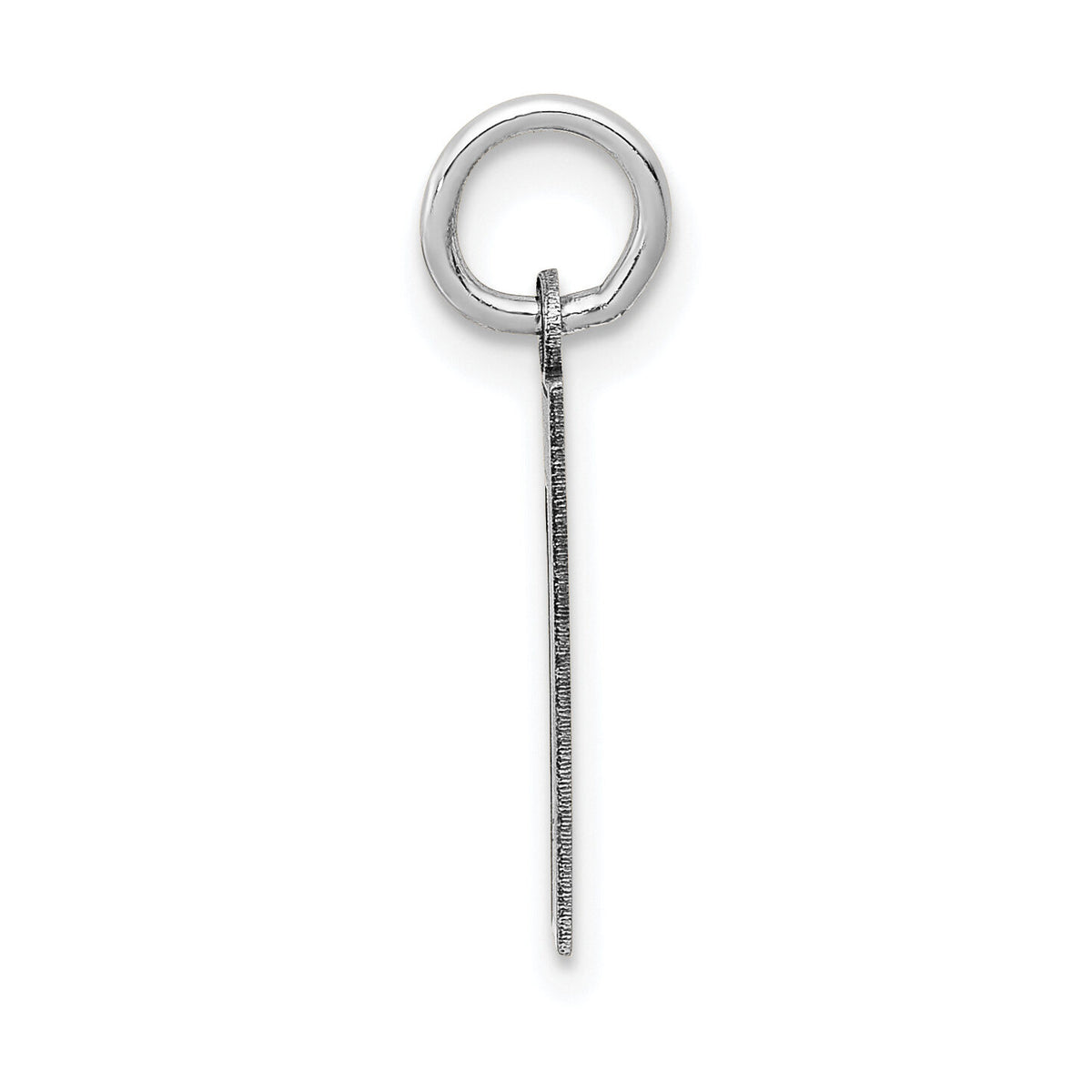 14kw Small Satin Number 1 Charm-WSS01