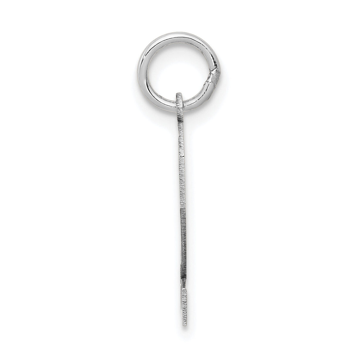 14kw Small Satin Number 2 Charm-WSS02