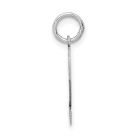 14kw Small Satin Number 2 Charm-WSS02
