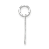 14kw Small Satin Number 3 Charm-WSS03