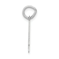 14kw Small Satin Number 4 Charm-WSS04