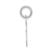 14kw Small Satin Number 5 Charm-WSS05