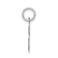 14kw Small Satin Number 8 Charm-WSS08