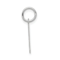 14kw Small Satin Number 9 Charm-WSS09