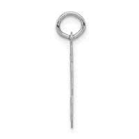 14kw Small Satin Number 53 Charm-WSS53