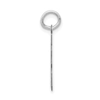 14kw Small Satin Number 83 Charm-WSS83