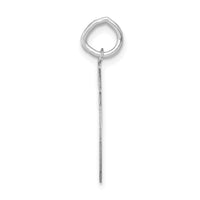 14kw Small Satin Number 85 Charm-WSS85