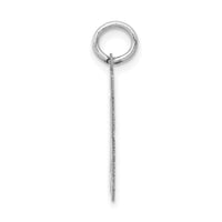 14kw Small Satin Number 86 Charm-WSS86