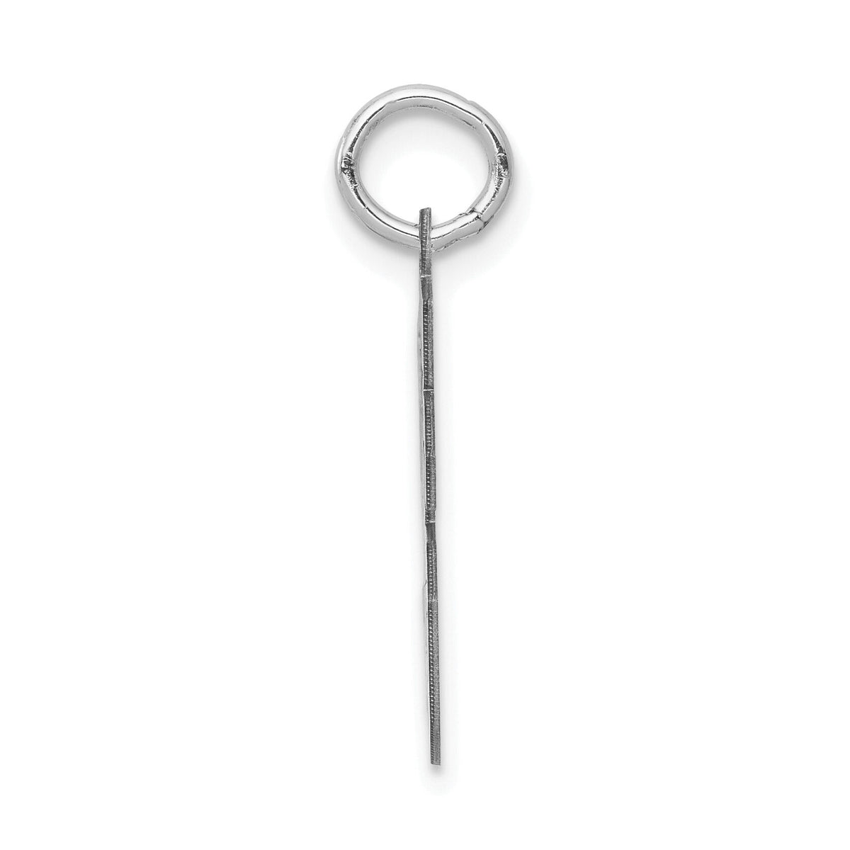 14kw Small Satin Number 96 Charm-WSS96