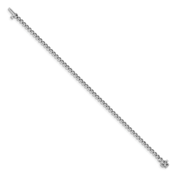 14k White Gold Tennis Bracelet Mtg-X10003W