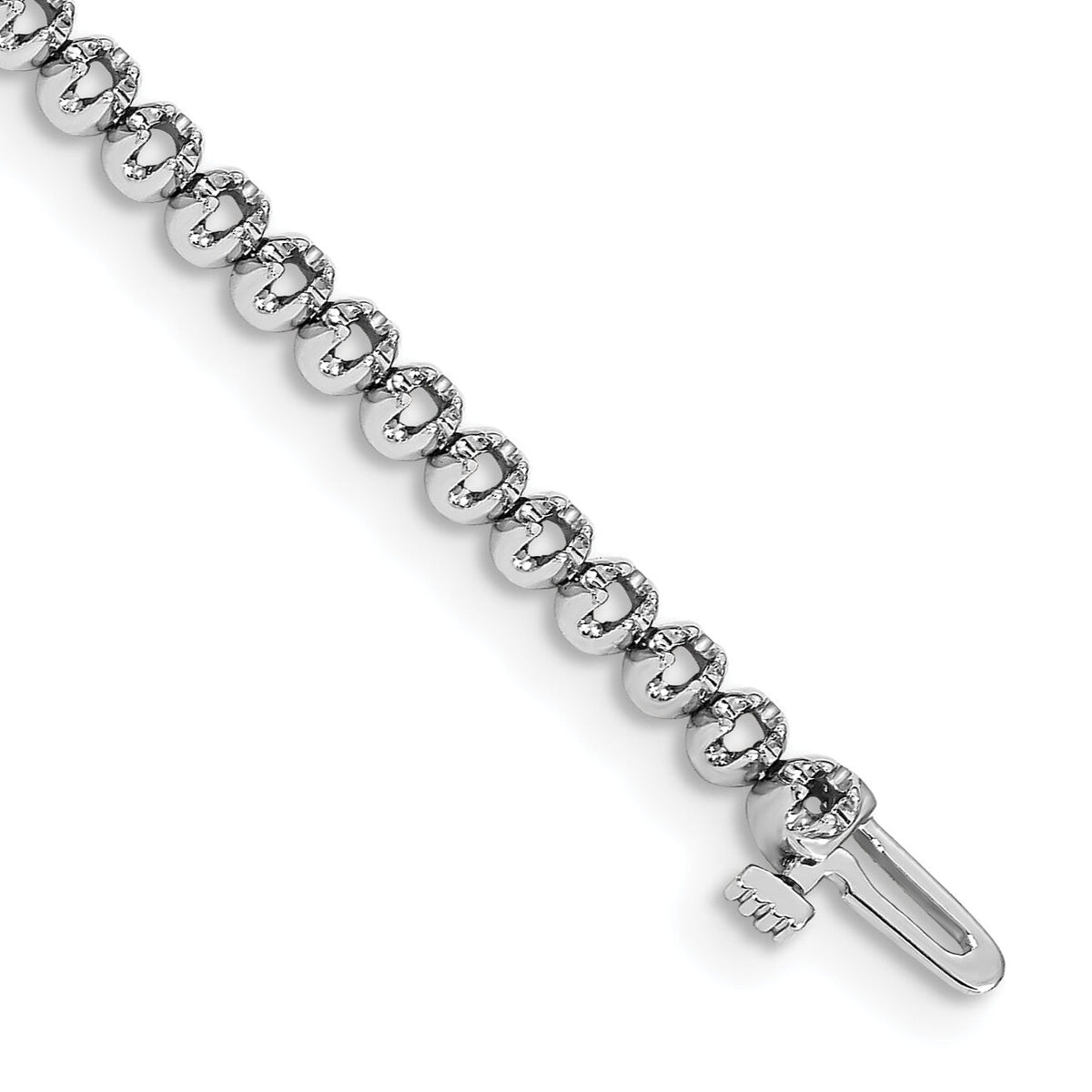 14k White Gold Tennis Bracelet Mtg-X10003W