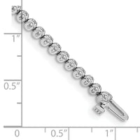 14k White Gold VS Diamond Tennis Bracelet-X10003WVS