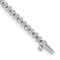 14k White Gold VS Diamond Tennis Bracelet-X10003WVS