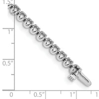 14k White Gold Tennis Bracelet Mounting-X10005W