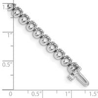 14k White Gold Tennis Bracelet Mounting-X10006W