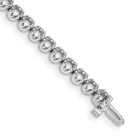 14k White Gold Tennis Bracelet Mounting-X10006W