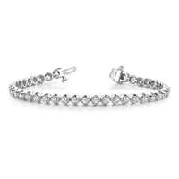 14k White Gold Tennis Bracelet Mounting-X10006W