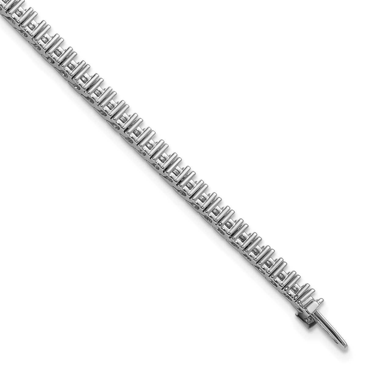 14k White Gold Graduating Diamond Necklace Mounting-X10011W