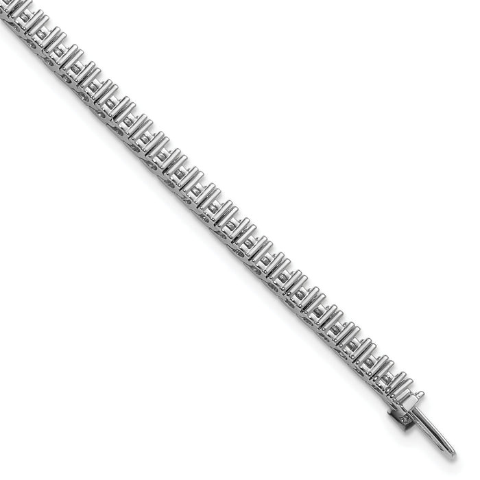 14k White Gold Graduating Diamond Necklace Mounting-X10011W