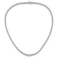 14k White Gold Graduating Diamond Necklace Mounting-X10011W