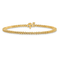 14k 1.9mm Round 2-prong Diamond Bracelet Mounting-X10019