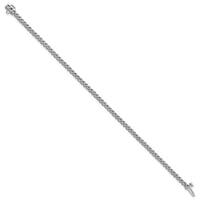 14k White Gold 1.9mm Round 2-prong Diamond Bracelet Mounting-X10019W