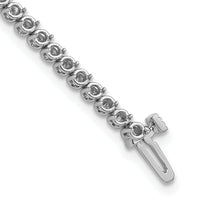 14k White Gold 1.9mm Round 2-prong Diamond Bracelet Mounting-X10019W