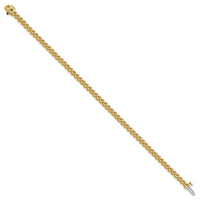 14k 2.4mm Round 2-prong Diamond Bracelet Mounting-X10020