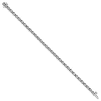 14k White Gold 2.4mm Round 2-prong Diamond Bracelet Mounting-X10020W